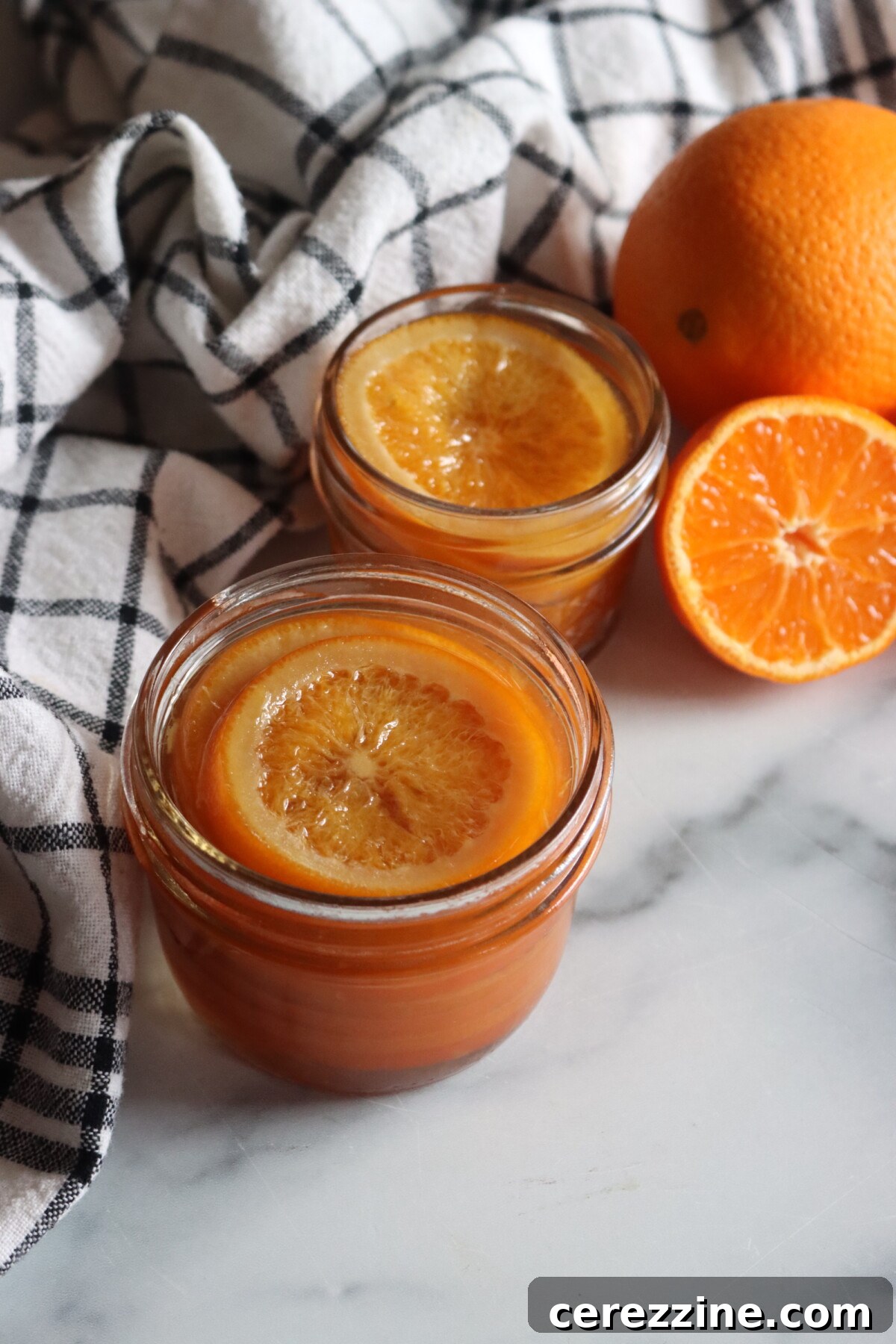Orange Slices in Honey Syrup