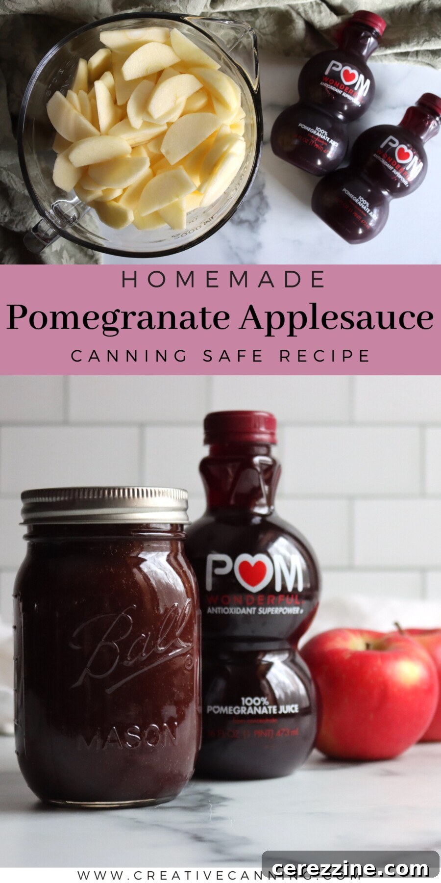 Pomegranate Applesauce Recipe