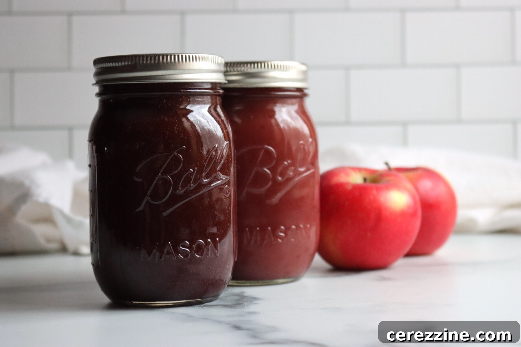 Pomegranate Applesauce and Cranberry Applesauce