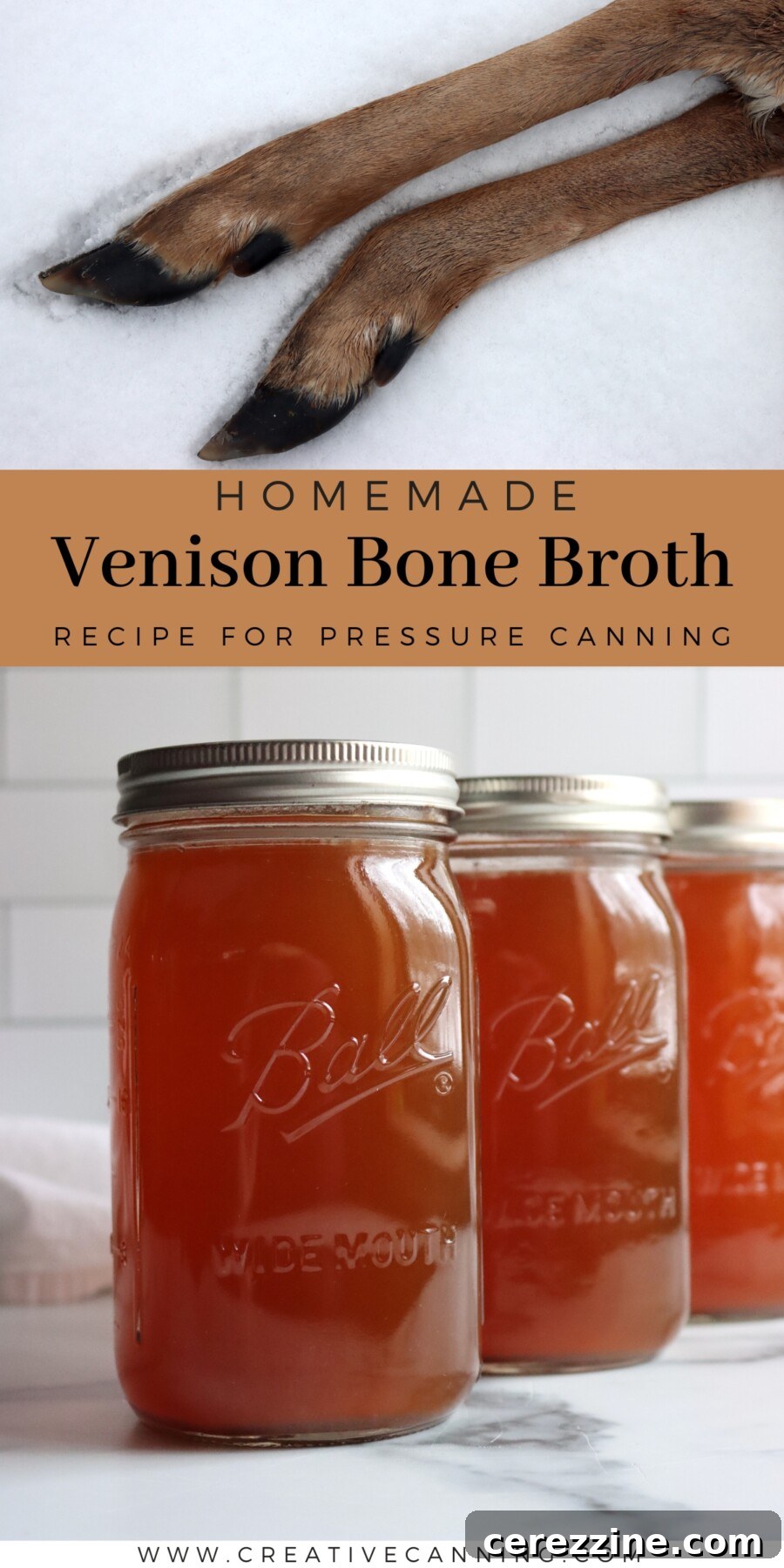 Venison Bone Broth Canning Recipe