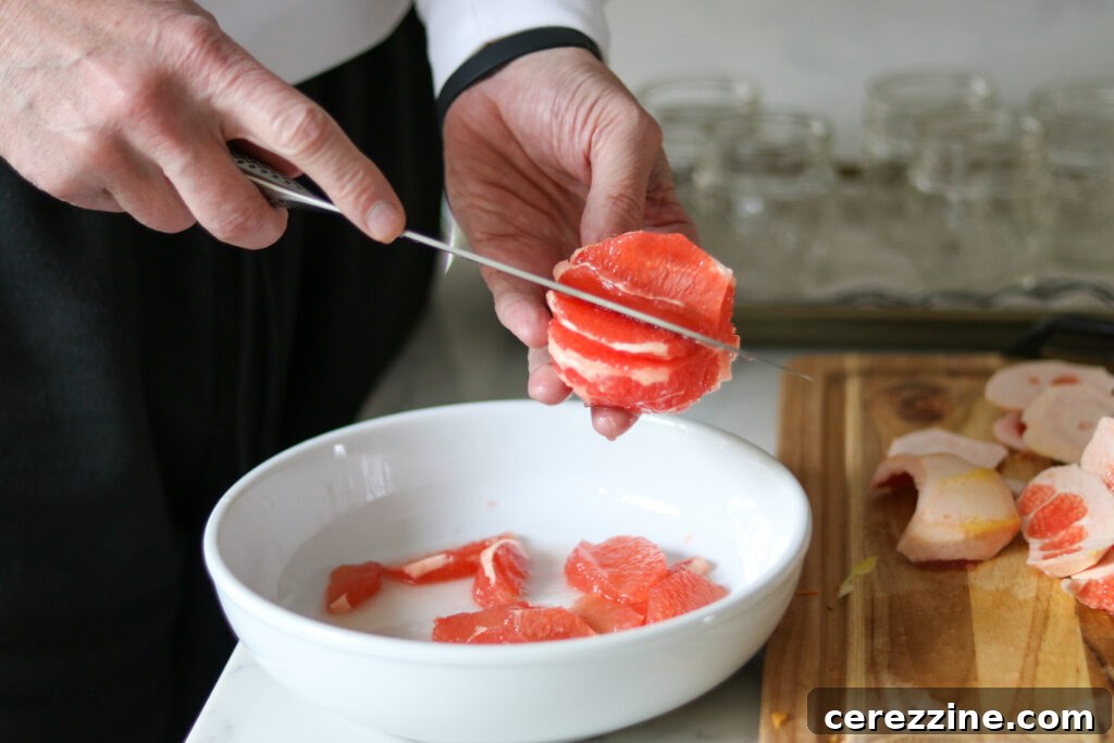 More Than 16 Zesty Grapefruit Canning Ideas 6 Removing Grapefruit Membranes