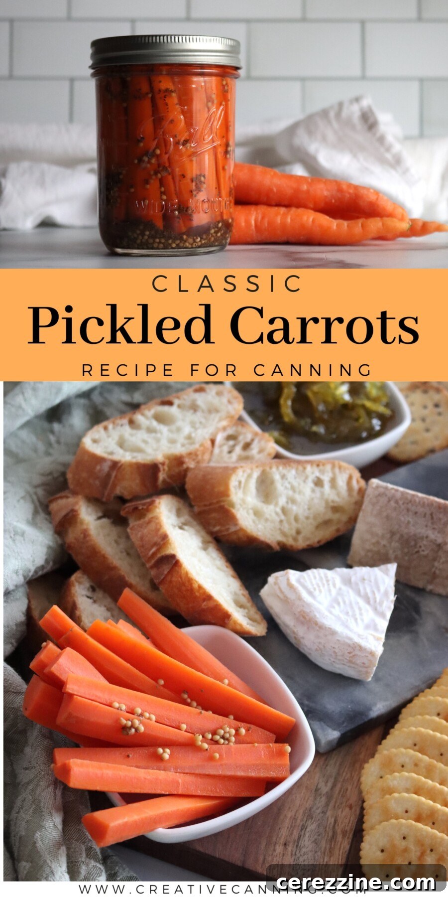 Classic Pickled Carrots
