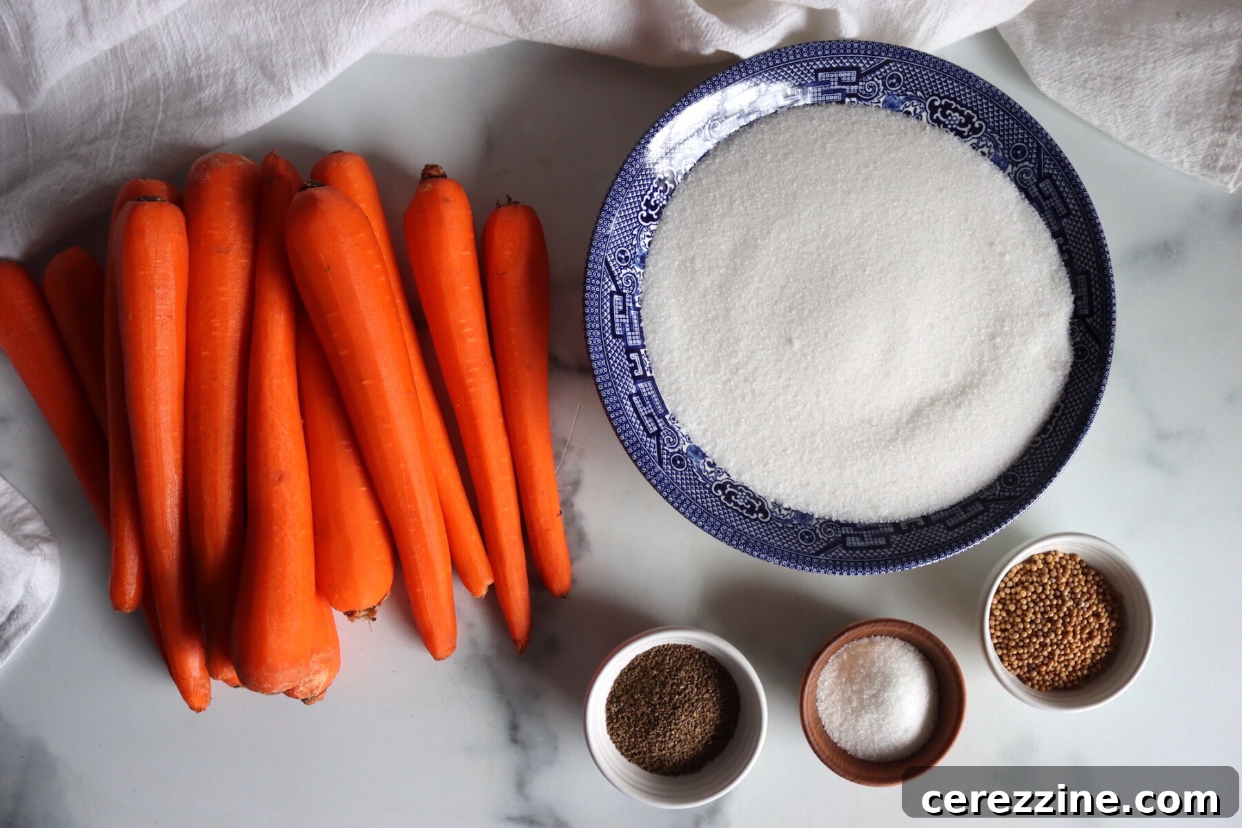 Pickled Carrot Ingredients