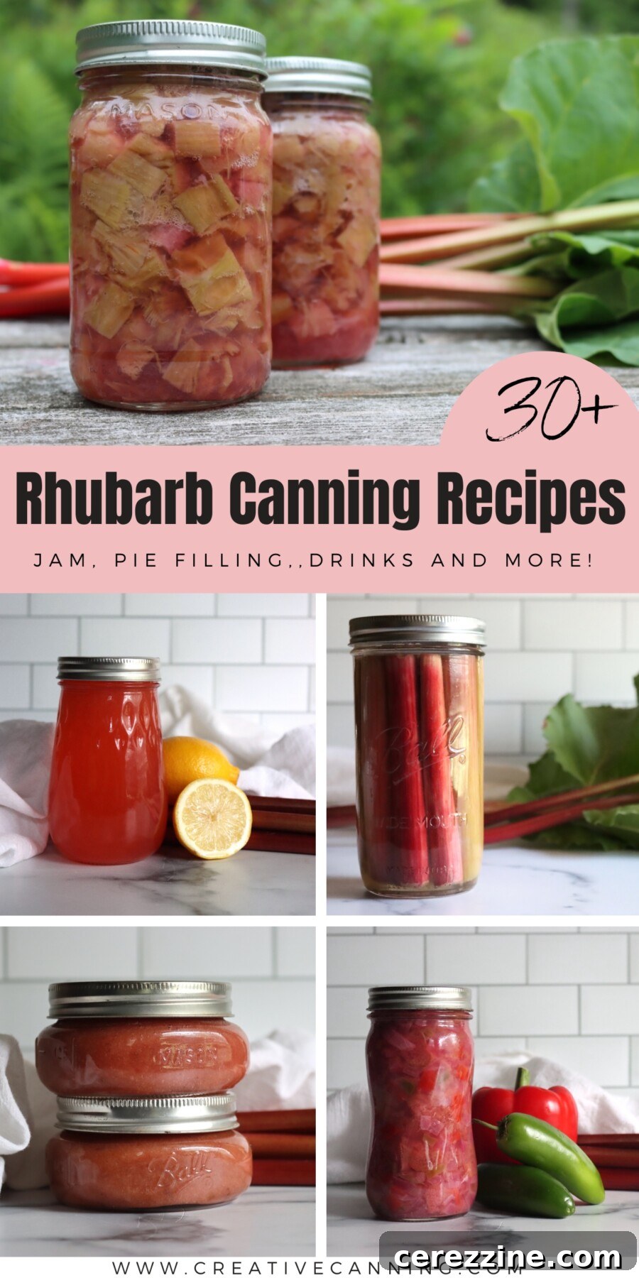 Recipes for Canning Rhubarb
