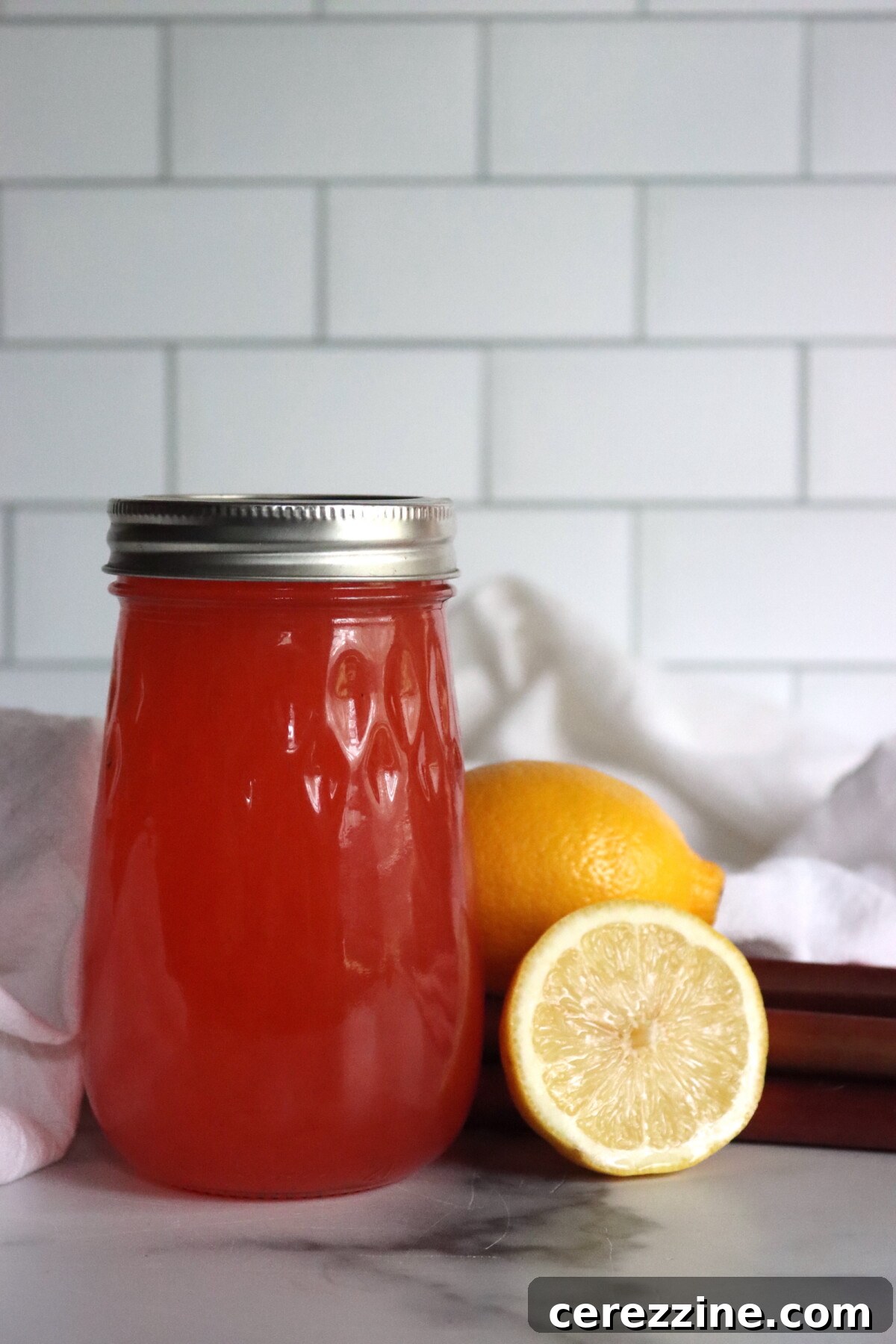 Canned Rhubarb Lemonade Concentrate