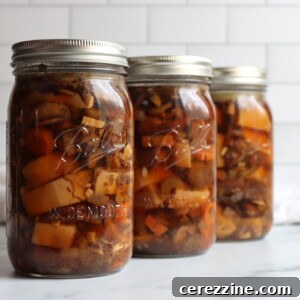 Beef Stew with Mushrooms Canning