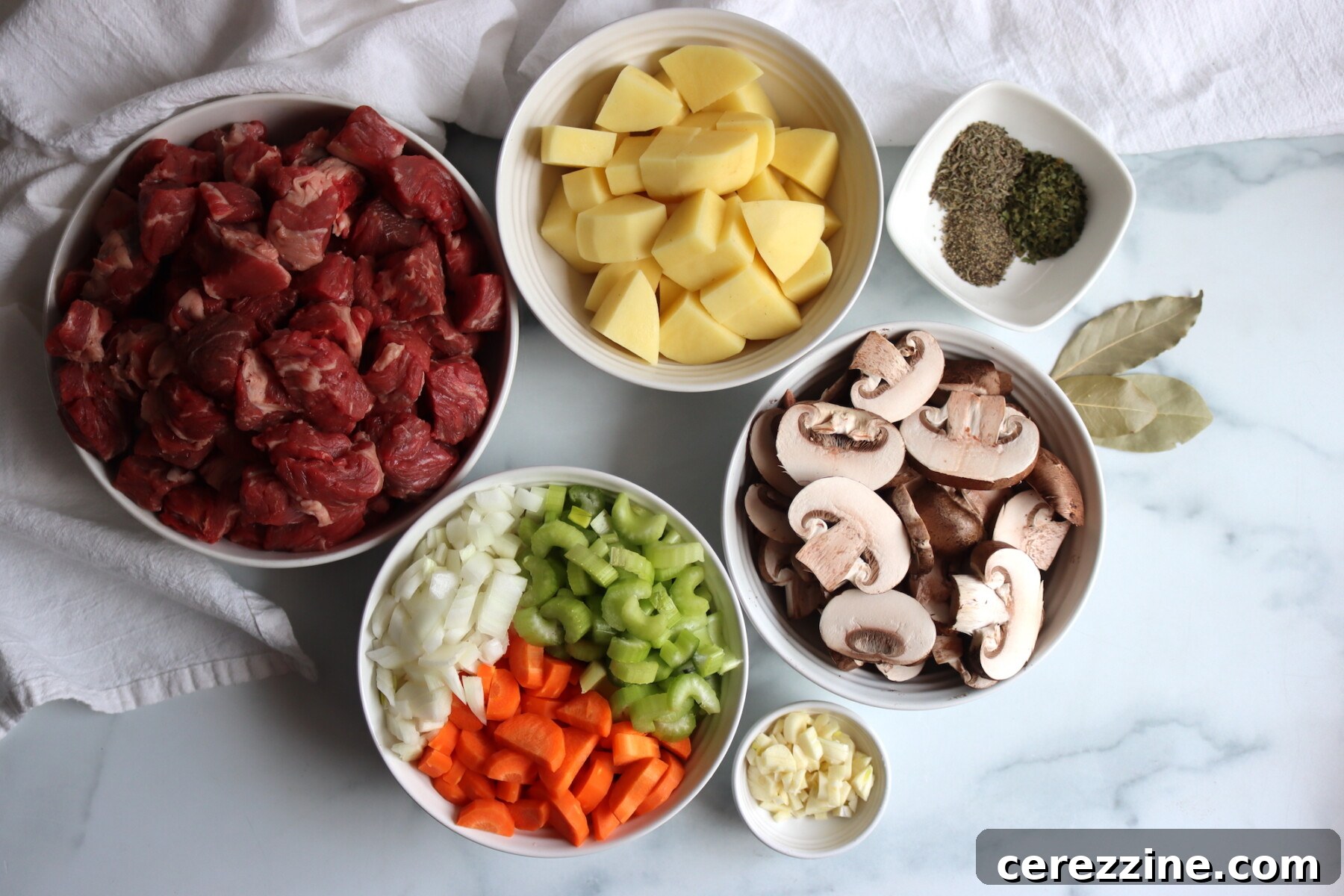 Pantry-Bound Beef and Mushroom Stew 6 Beef Stew with Mushrooms Ingredients
