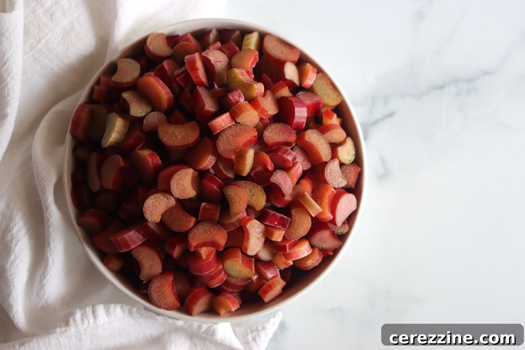 Bright & Tangy Rhubarb Sauce 6 Rhubarb