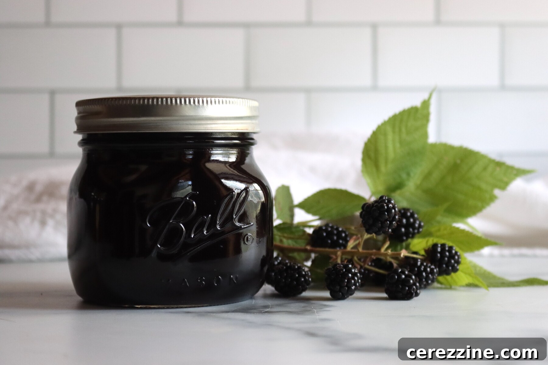 Shimmering Blackberry Essence 2 Homemade Blackberry Jelly in Jars
