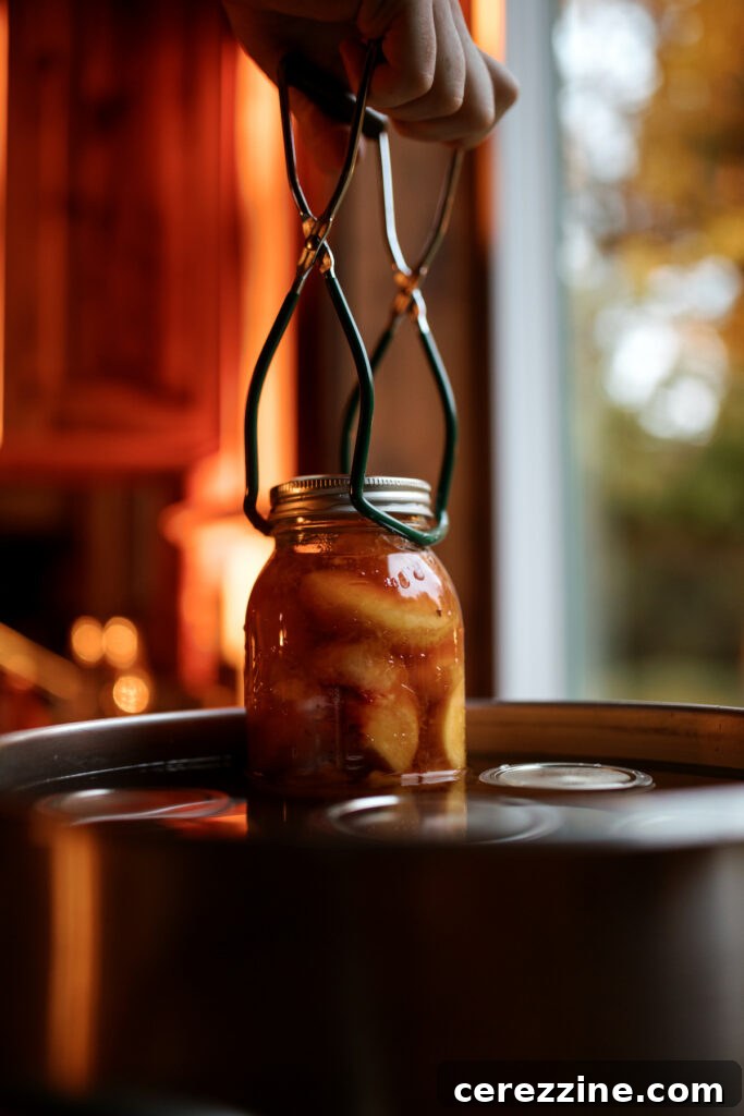 Processing Time for Canning Peaches