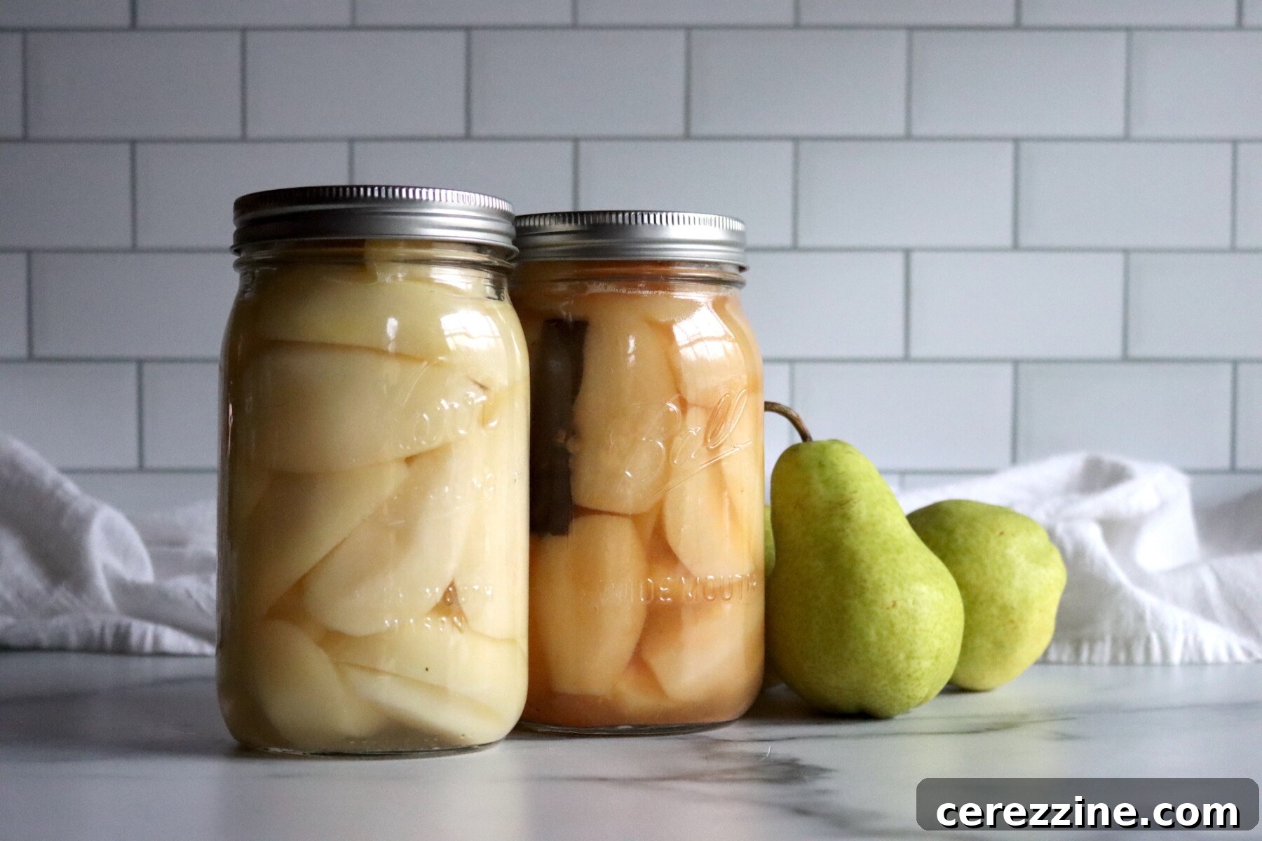 Canning Pear in Syrup and Juice