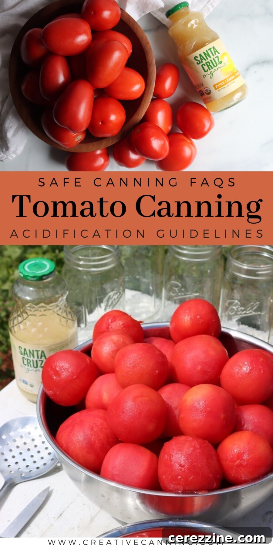 Mastering Tomato Acidification for Safe Home Canning 10 Acidification Guidelines for Canning Tomatoes - Summary Infographic