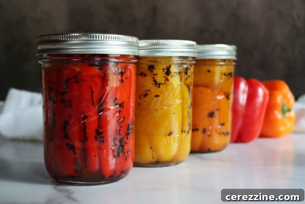 Canning Roasted Peppers for Easy Meals