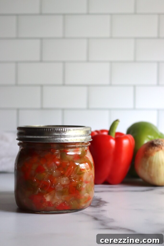 Pepper and Onion Relish Recipe for Canning