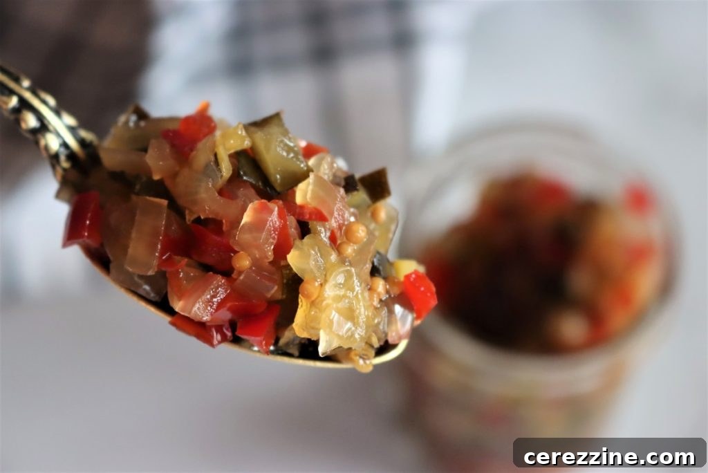 Zucchini Relish with Peppers Recipe