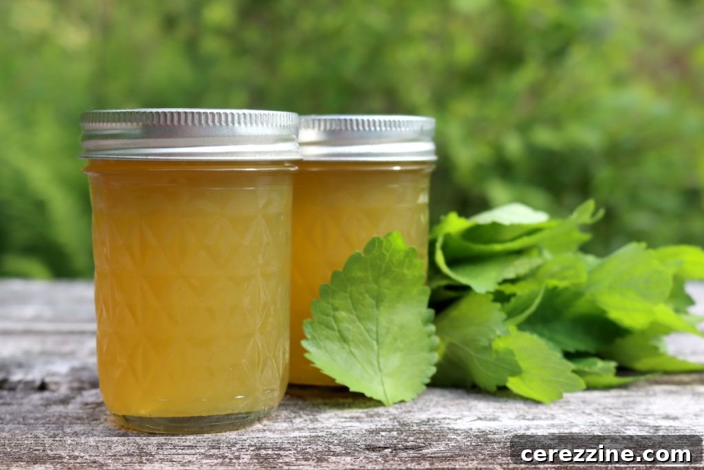 Lemon Balm Herb Jelly
