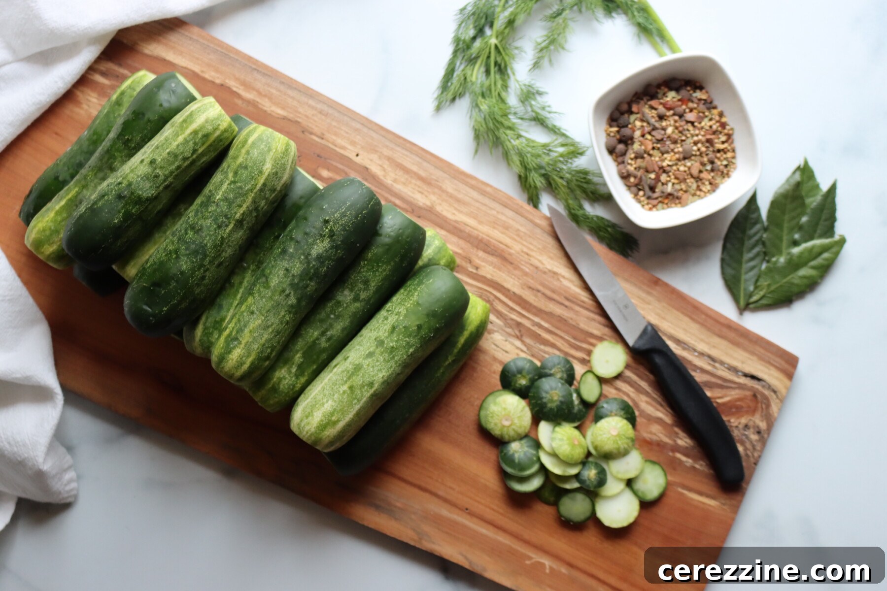 Preparing Deli Style Dill Pickles