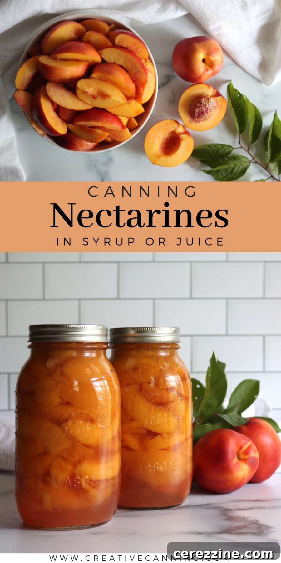 Nectarine Canning Instructions