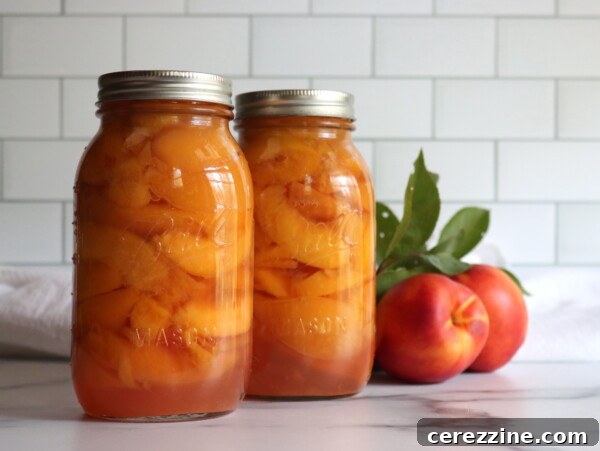 Canning Nectarines