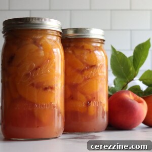 Canning Peach Pie Filling