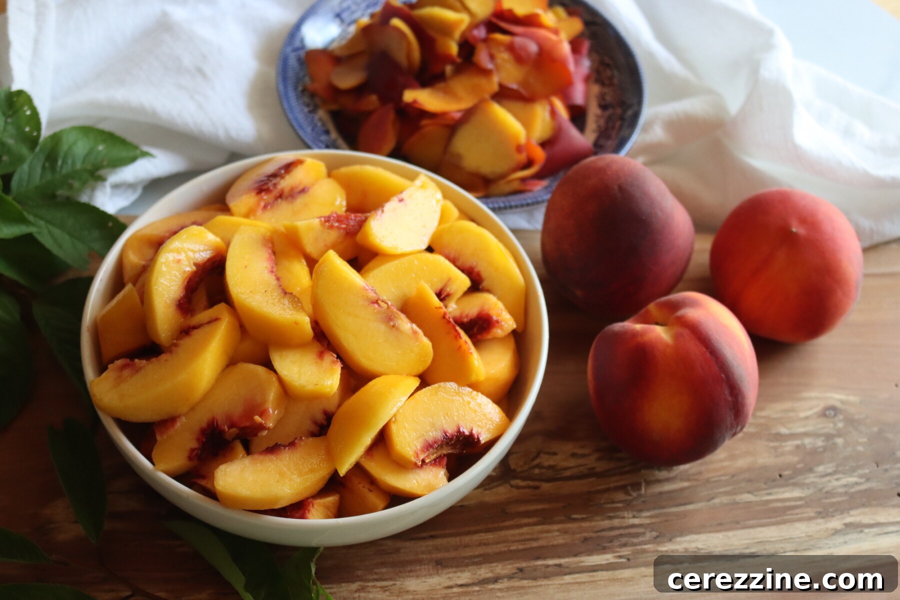 Slicing Peaches