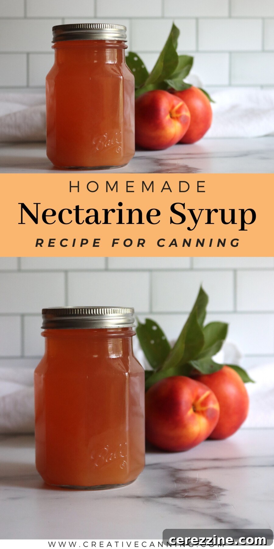 Nectarine Syrup Canning Recipe