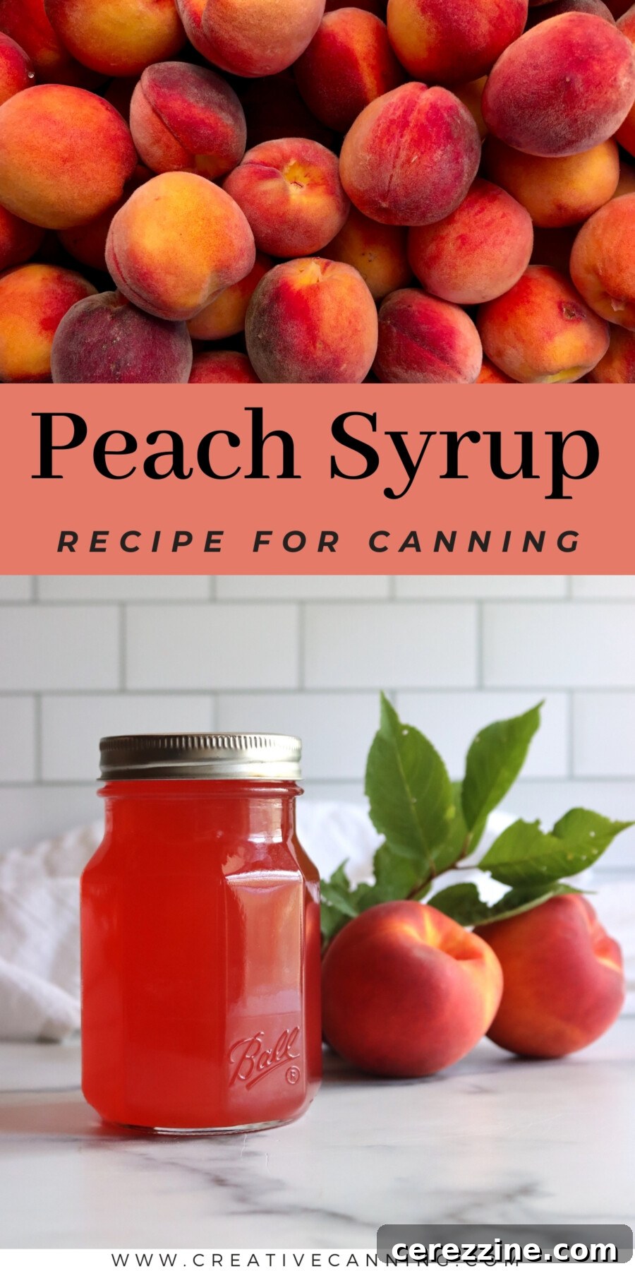 Peach Syrup Canning Recipe