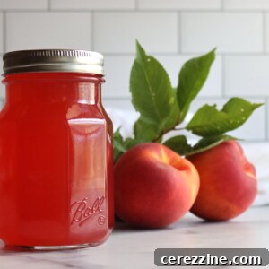 Peach Syrup