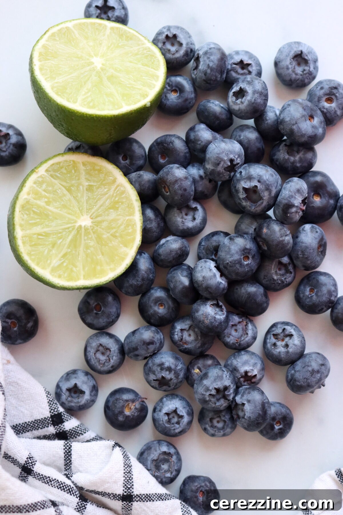 Blueberry Lime Jam Ingredients