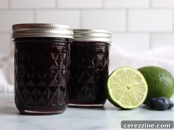 Blueberry Lime Jam