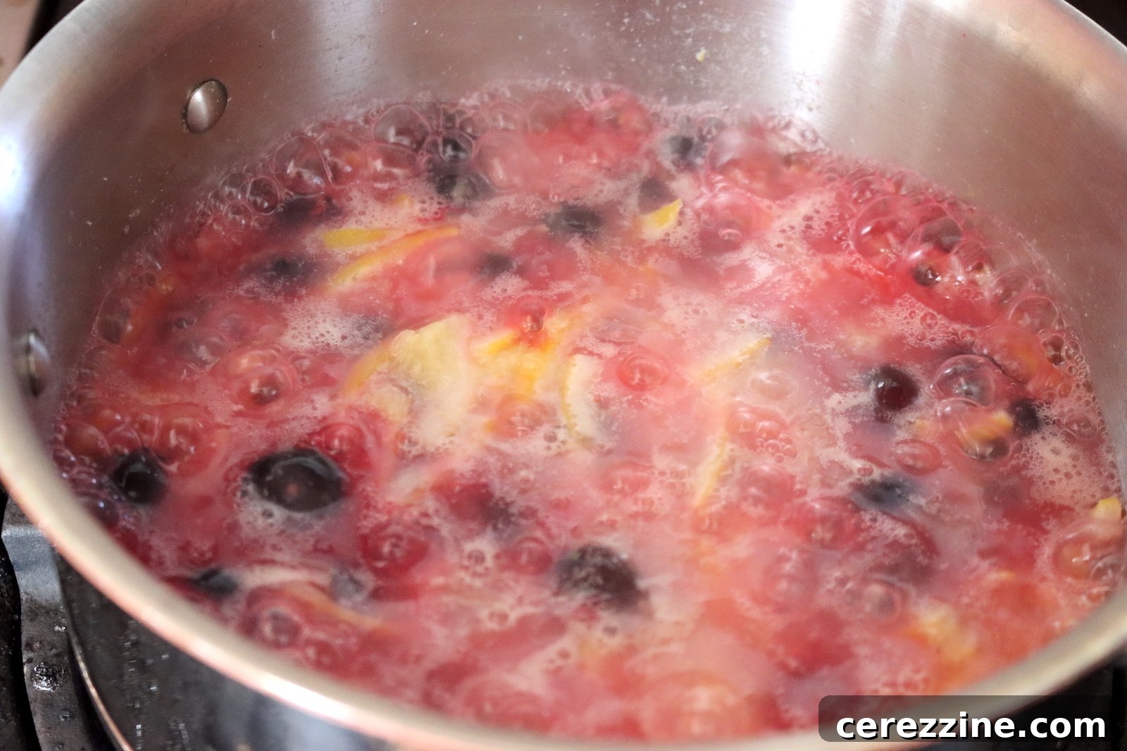 Cooking Blueberry Marmalade
