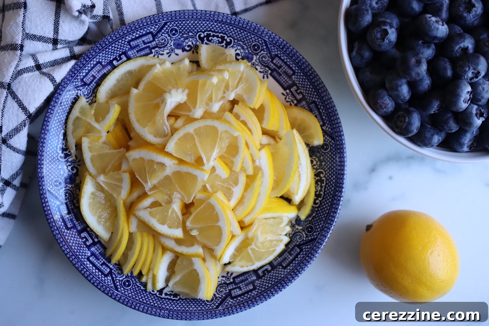 Making Blueberry Marmalade
