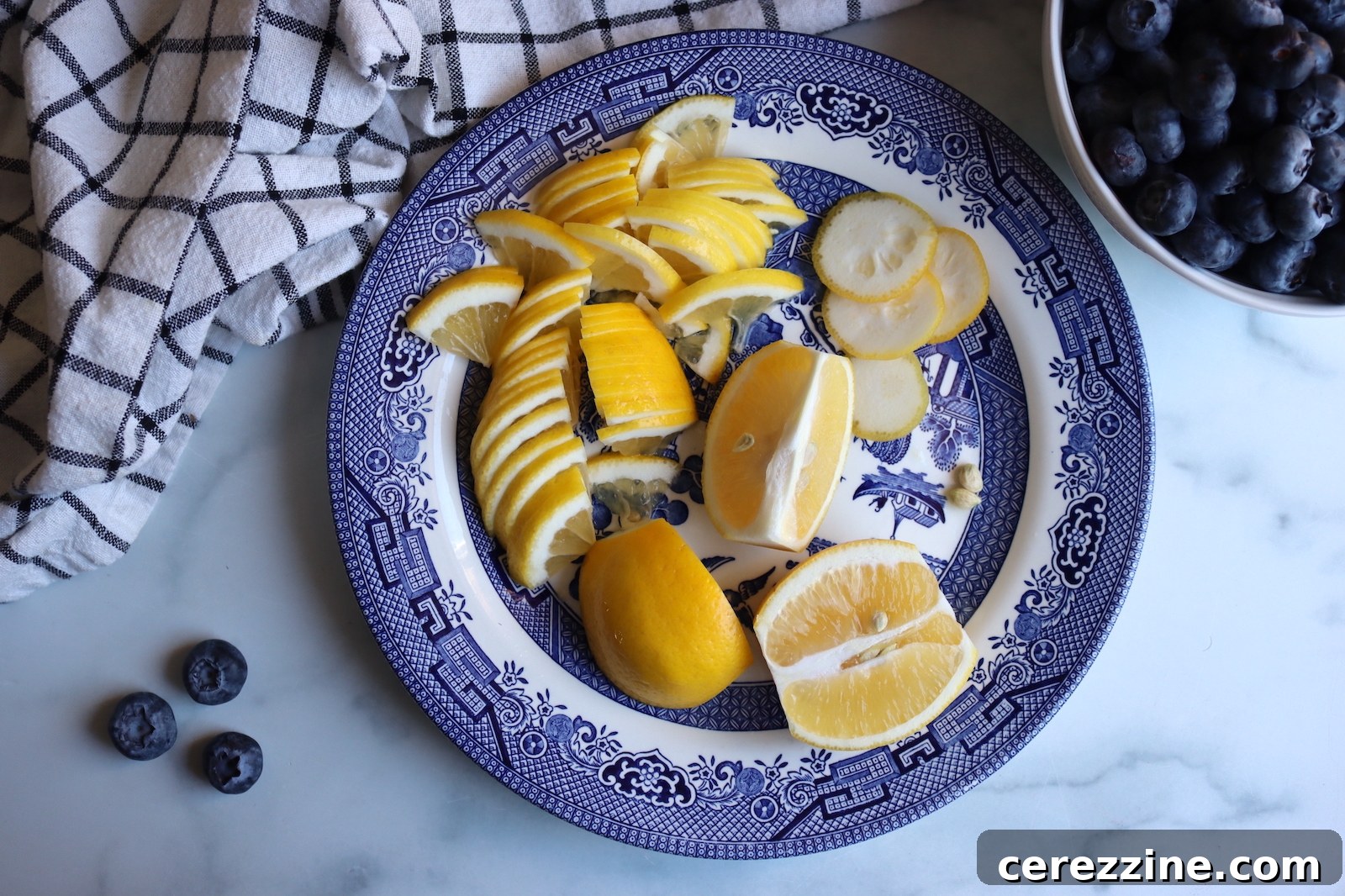 Making Blueberry Marmalade