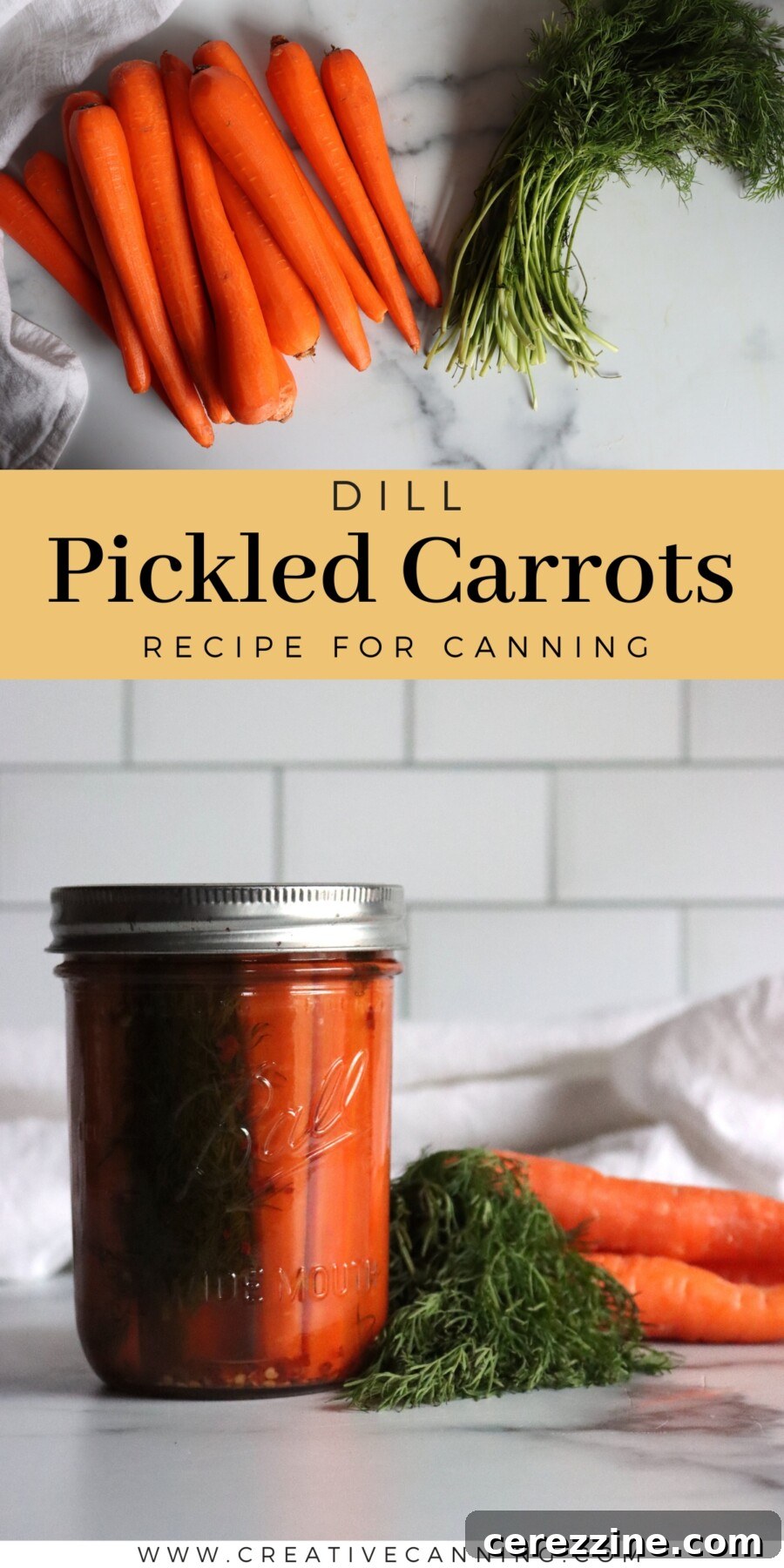 Dill Pickled Carrots Recipe