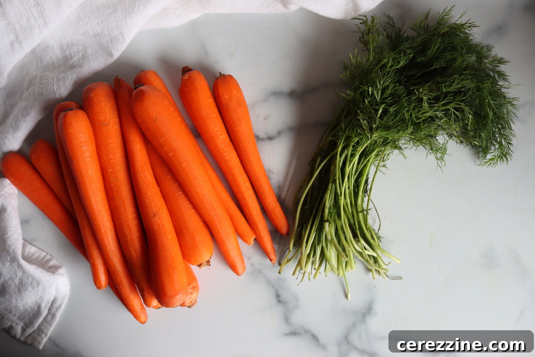 Dill Pickled Carrots Ingredients