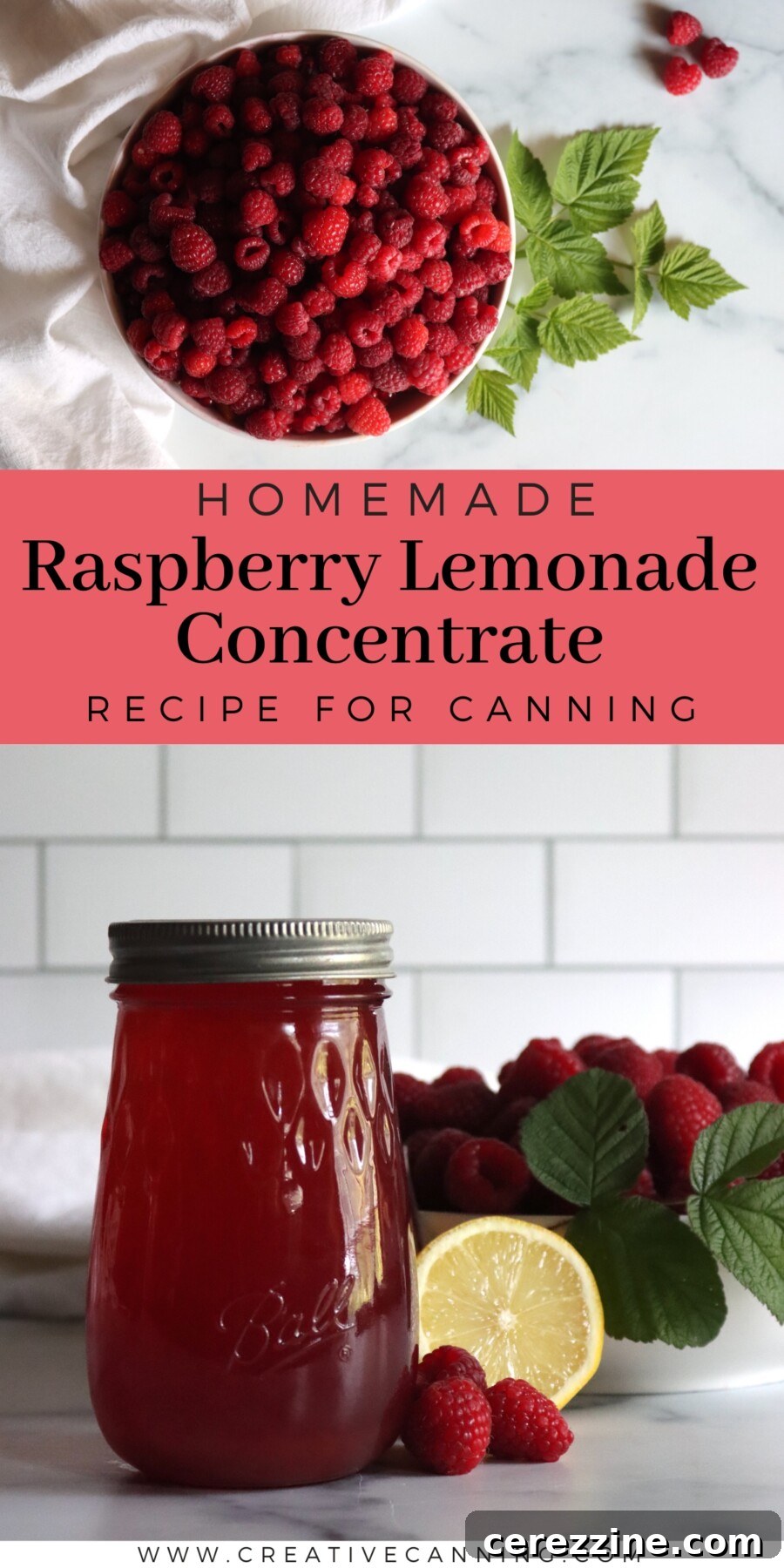 Raspberry Lemonade Concentrate Recipe: Make Ahead Drink Mix 13 Raspberry Lemonade Concentrate Recipe