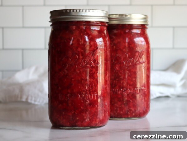 Canning Raspberry Pie Filling
