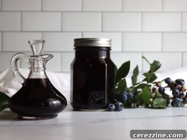 Homemade Blackberry Syrup Recipe for Pancakes & Desserts 10 Blueberry Syrup
