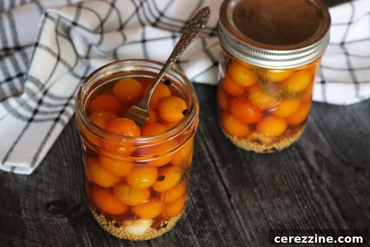 Pickled Cherry Tomatoes