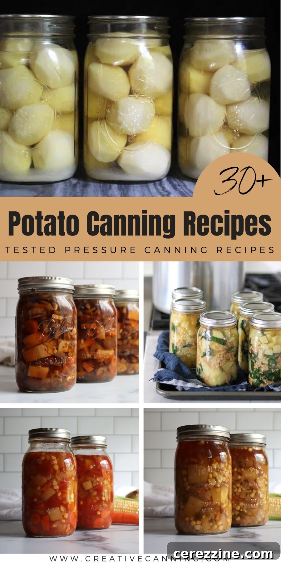 Over 30 Tasty Ways to Can Potatoes at Home 14 Potato Canning Recipes List