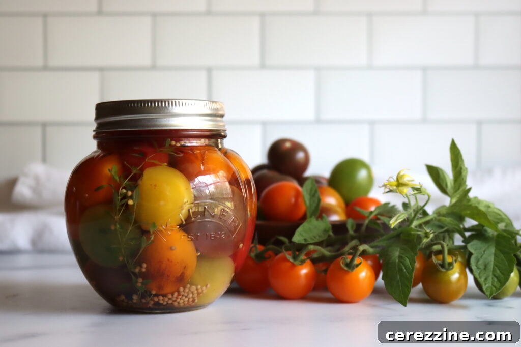 Pickled Cherry Tomatoes