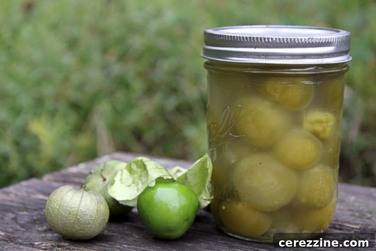 Canning Whole Tomatillos