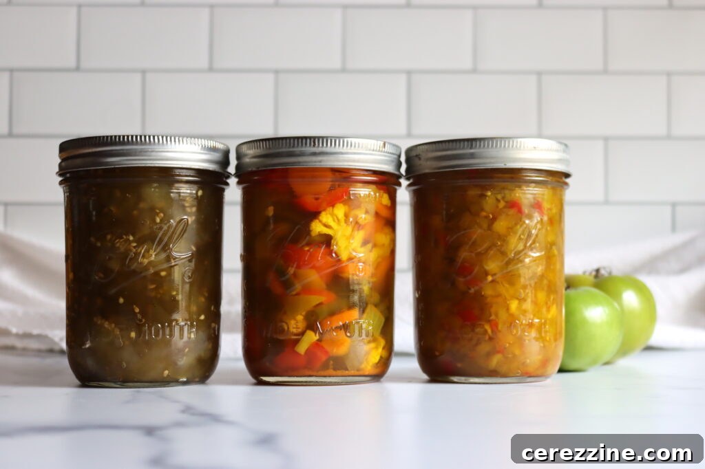 Types of Green Tomato Relish