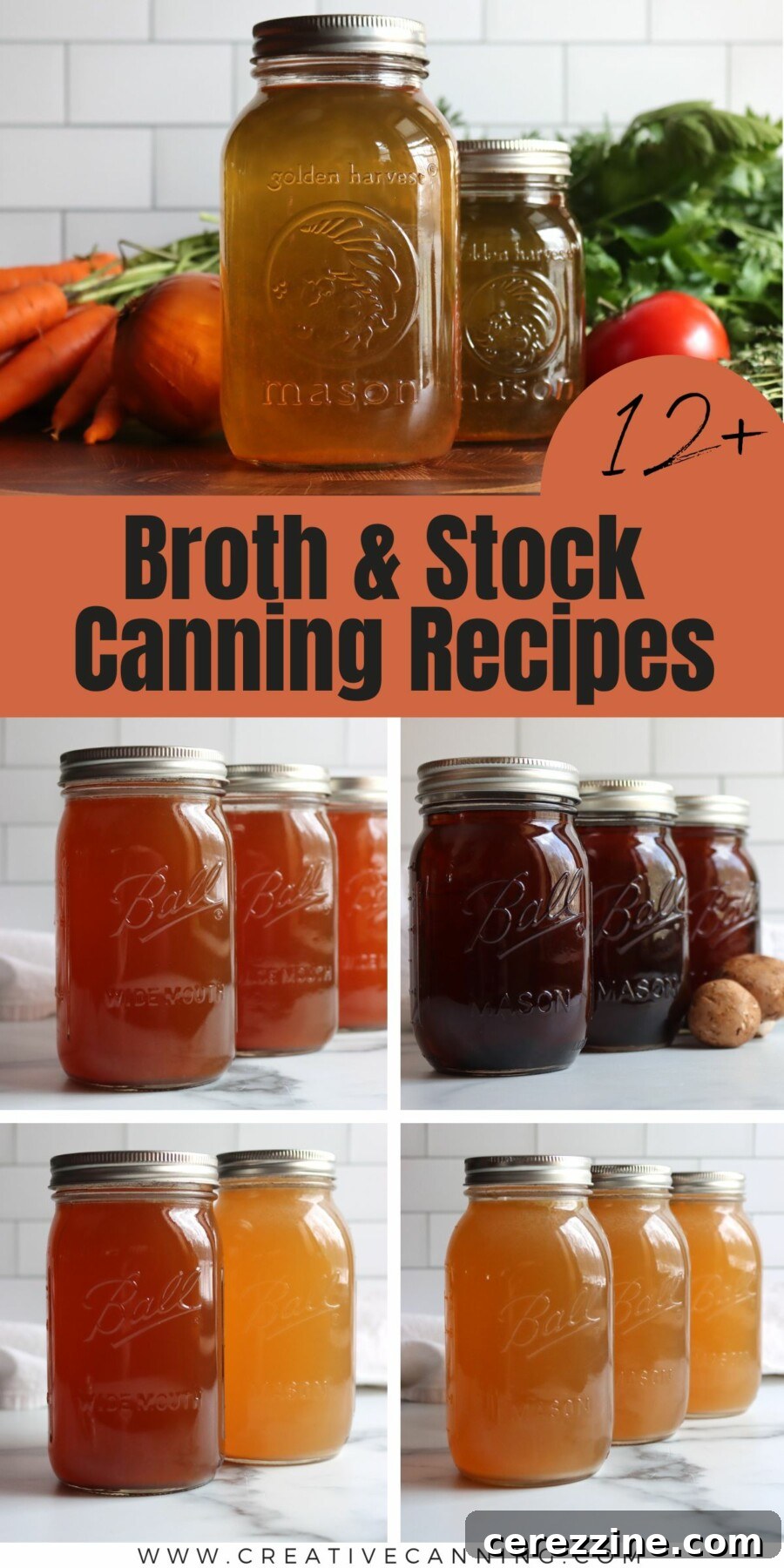 12+ Broth and Stock Recipes for Home Canning 14 Broth and Stock Canning Recipes