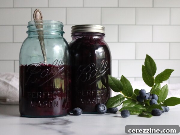 Canning Blueberry Pie Filling