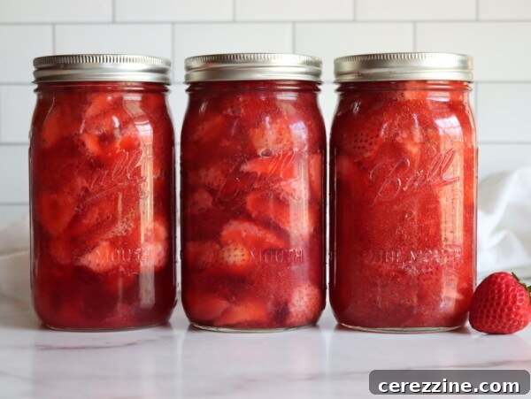 Canning Strawberry Pie Filling