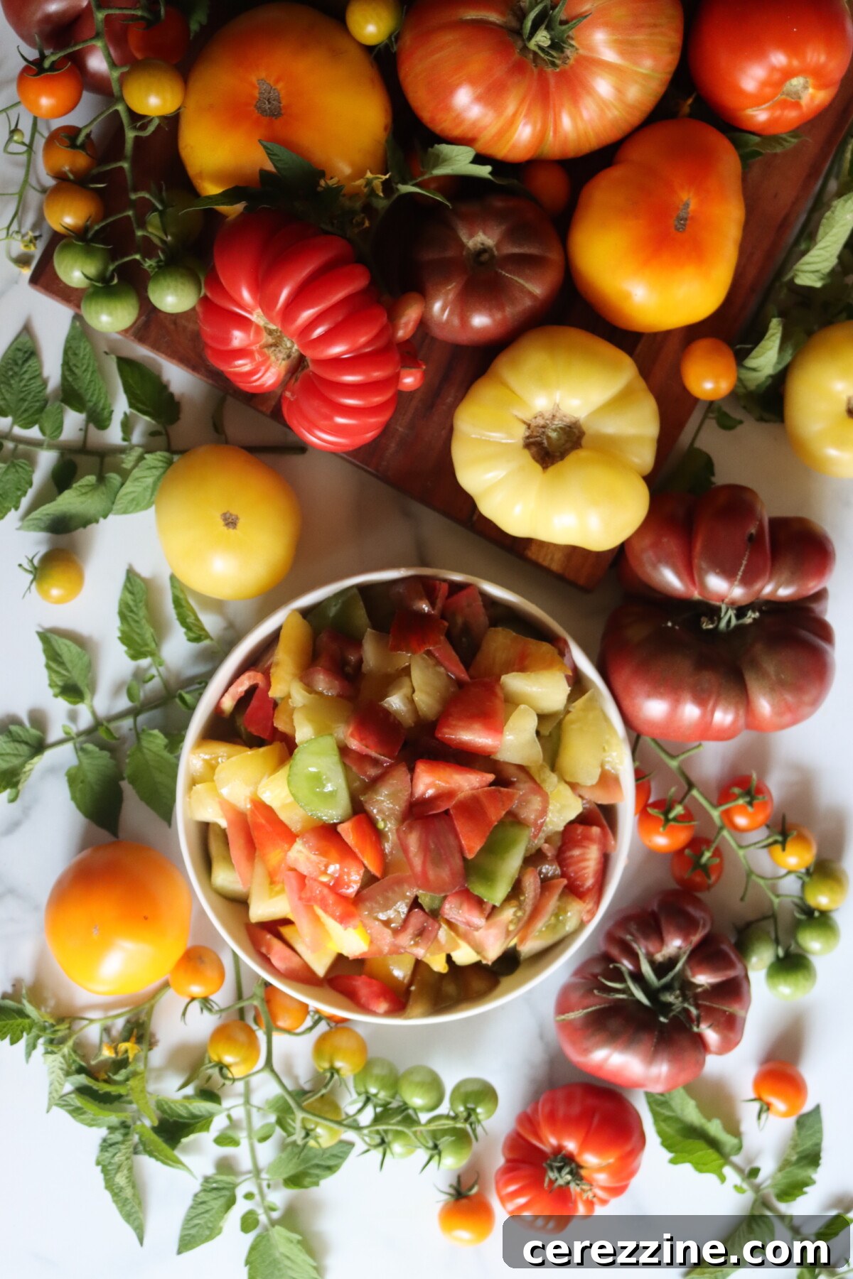Heirloom Tomato Sauce Recipe: Fresh Garlic & Basil 4 Heirloom Tomatoes for Canning