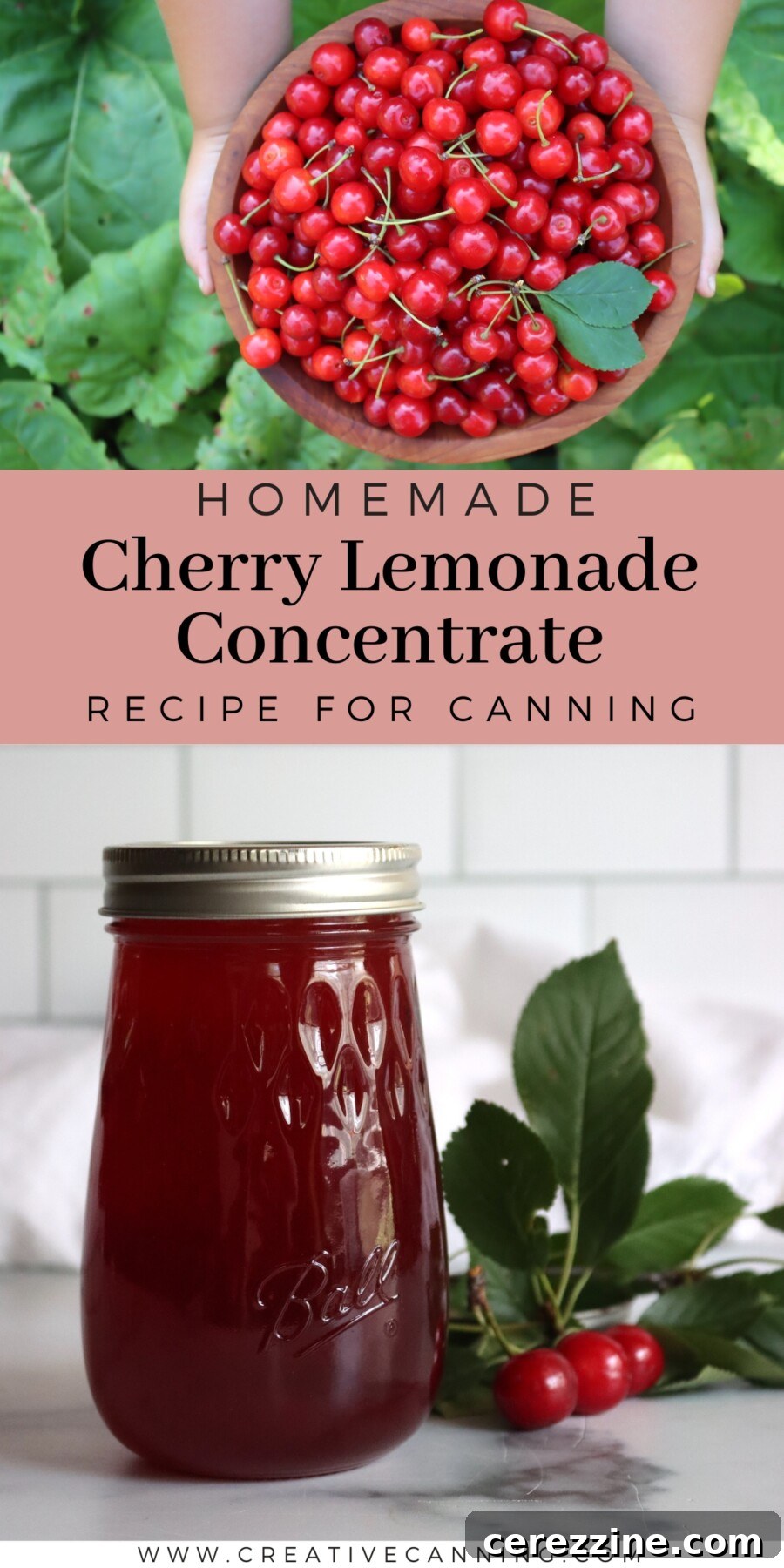 How to Make Cherry Lemonade Concentrate 11 Cherry Lemonade Concentrate Canning Recipe