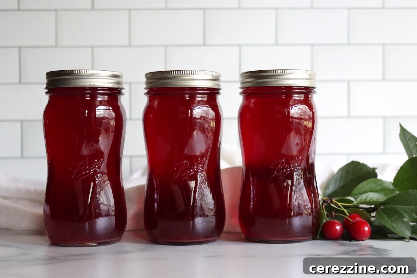 Canning Cherry Juice