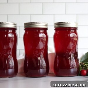 Canning Cherry Juice